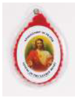 Sacred Heart Badge Vinyl