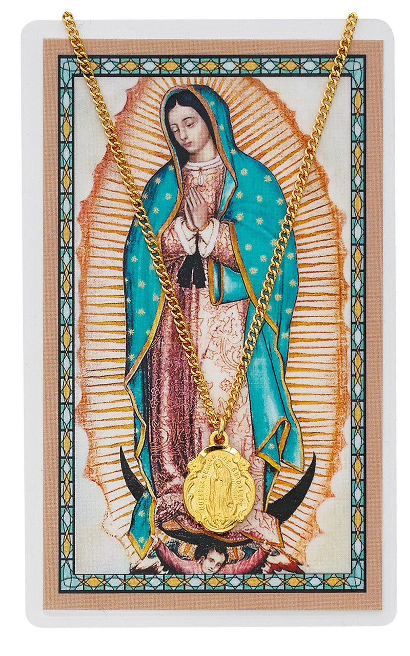 OUR LADY OF GUADALUPE PRAYER CARD SET