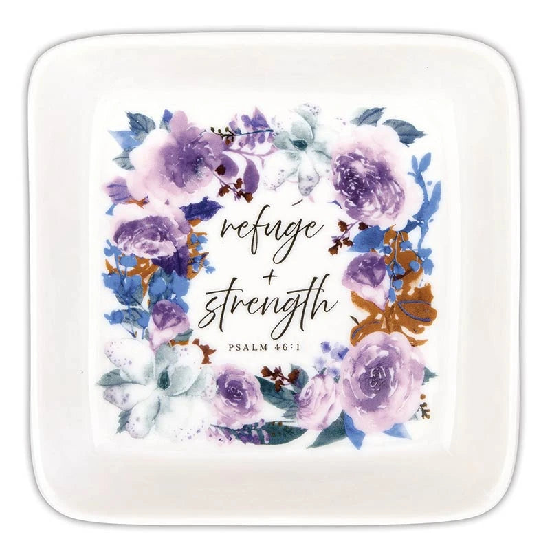 Trinket Tray - Refuge and Strength