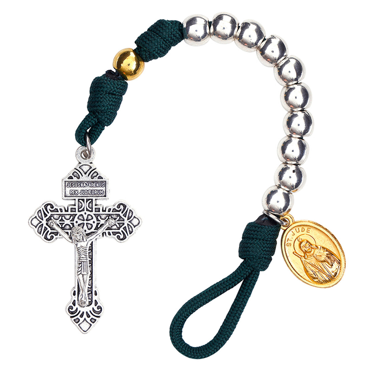 St. Jude Paracord Pocket Rosary