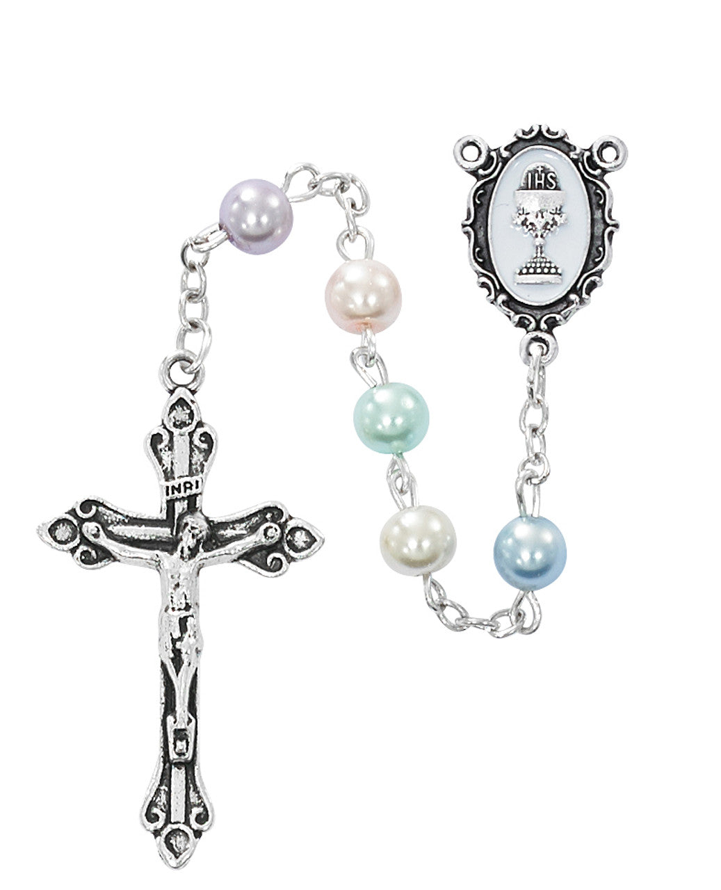 6MM MULTI-PEARL CHALICE ROSARY