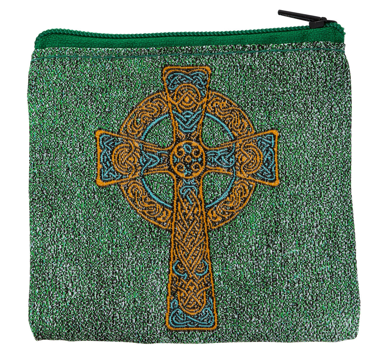 CELTIC CROSS ROSARY POUCH