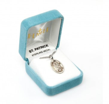 Sterling Oval St Patrick 20" Chain