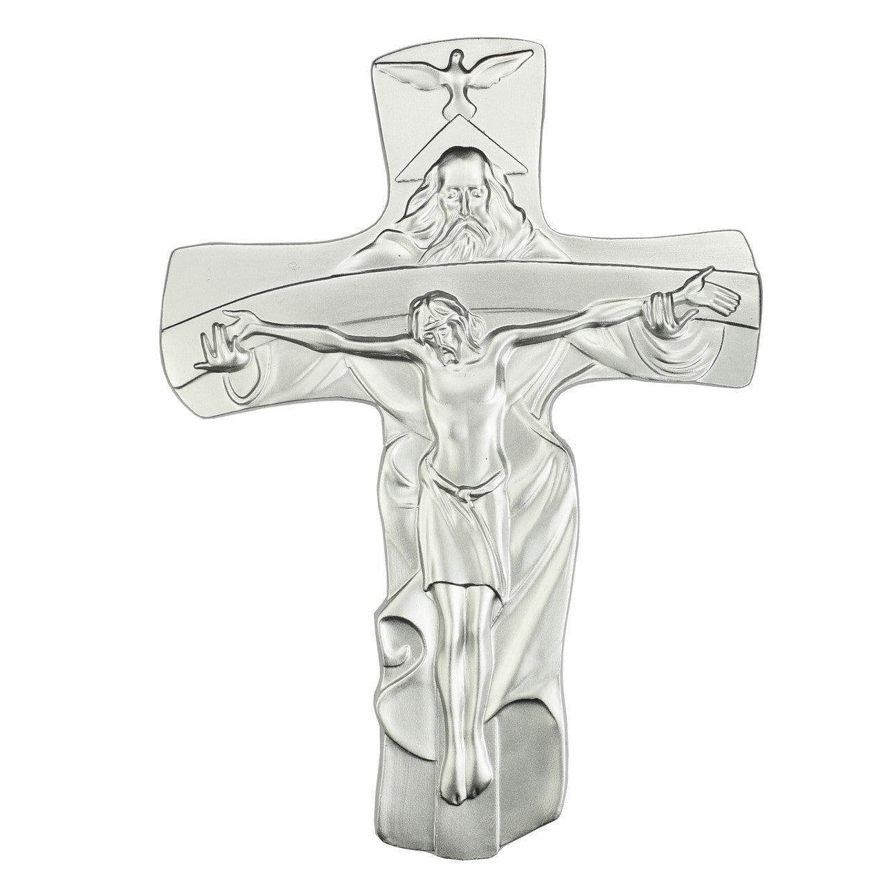 5" ZINC TRINITY CRUCIFIX