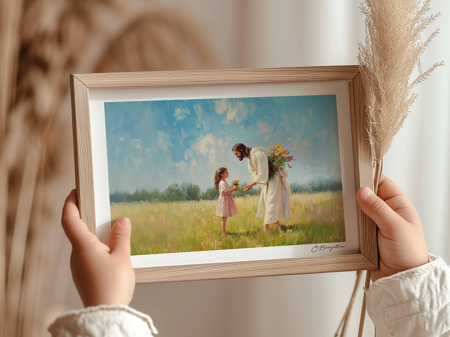 Cheerful Gift | Signed Handmade Art Print