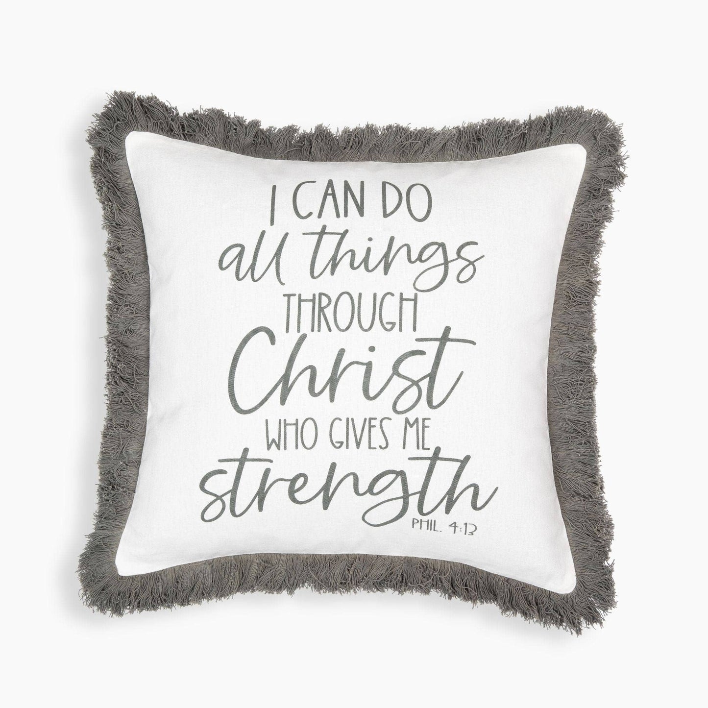 I Can Do All Things Prayer Pocket Pillow Cover