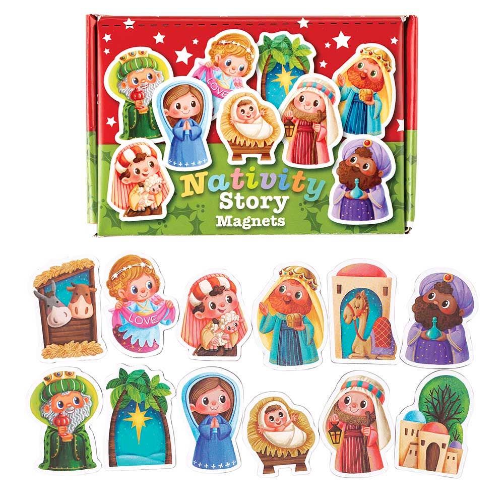 Magnet Nativity Vinyl 12 Pieces