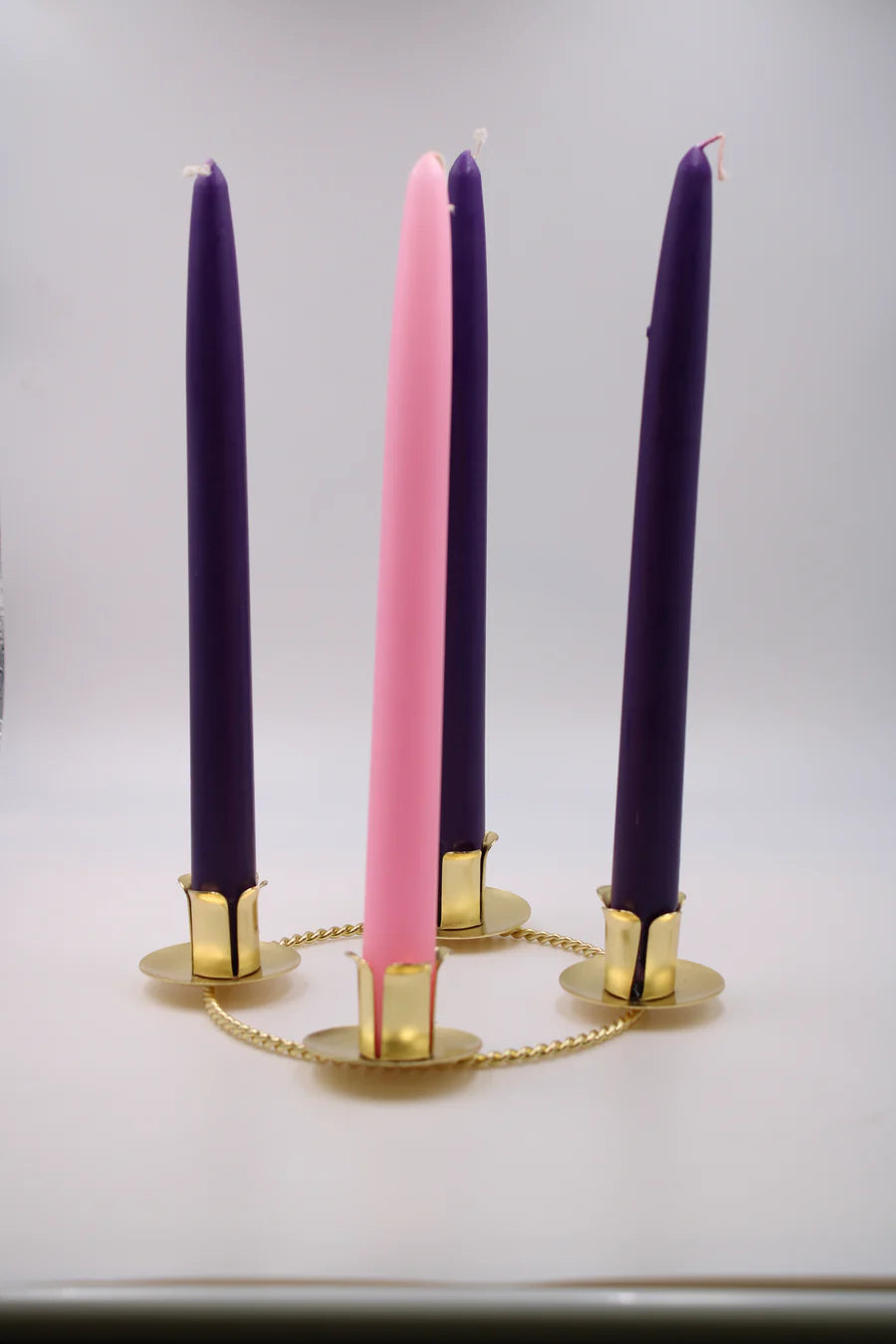 Advent Wreath/Ring - Gold 5" no candles