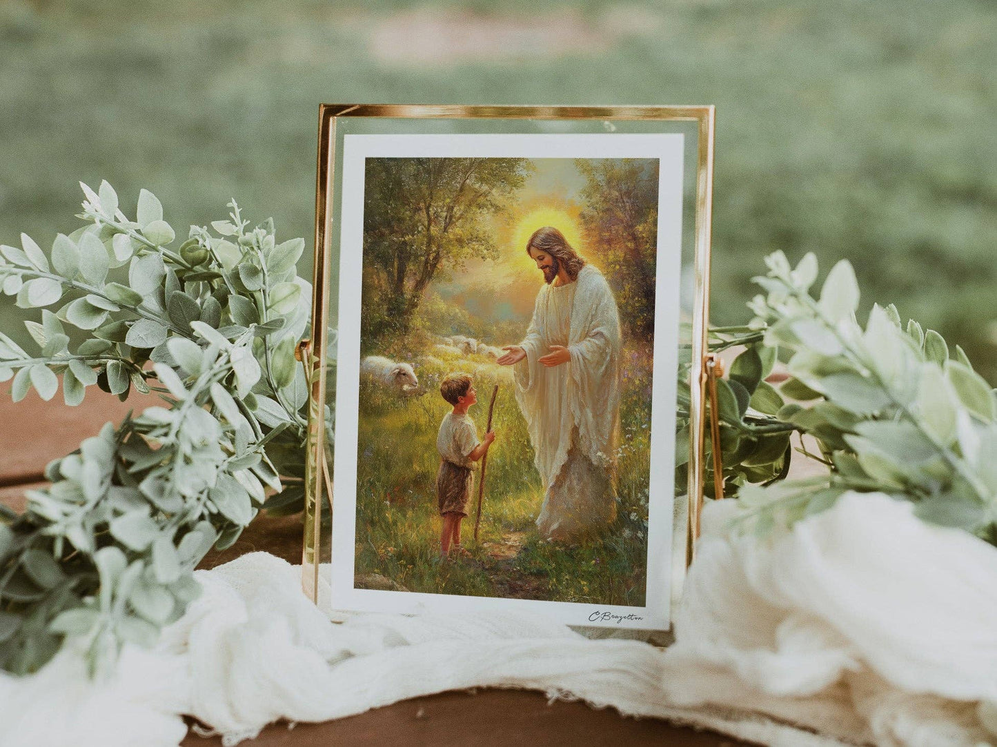 Feed My Sheep | Signed Handmade Art Print