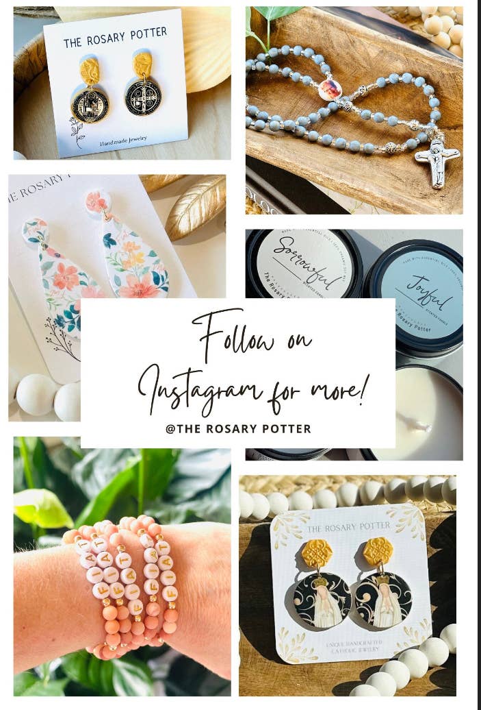 Mary Monogram Earrings