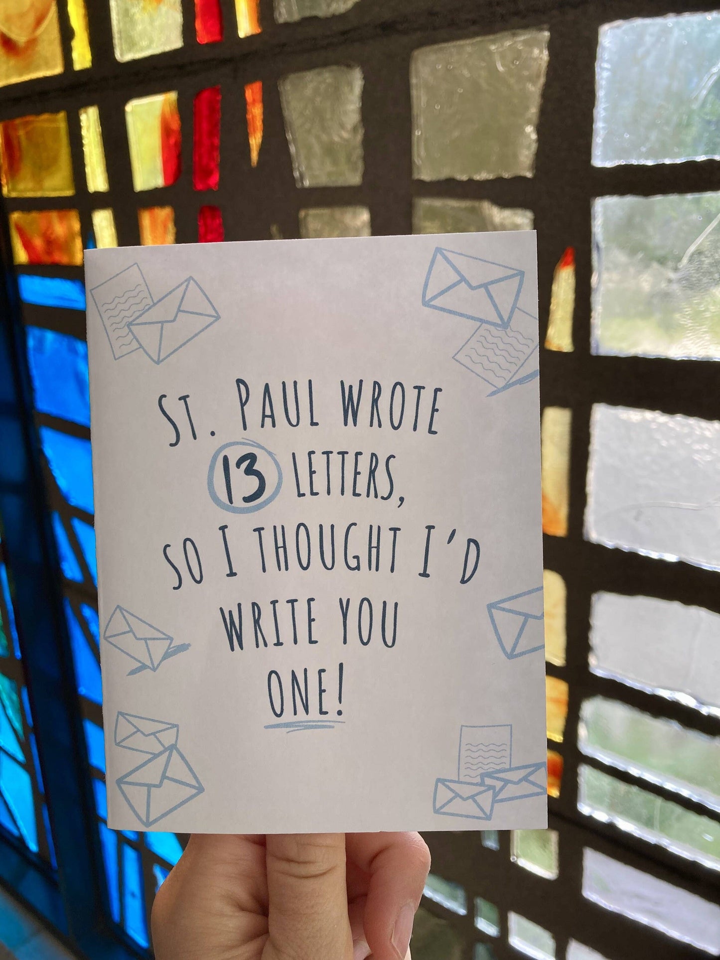Catholic Blank "Thinking of You" Card | Daily Letter Card