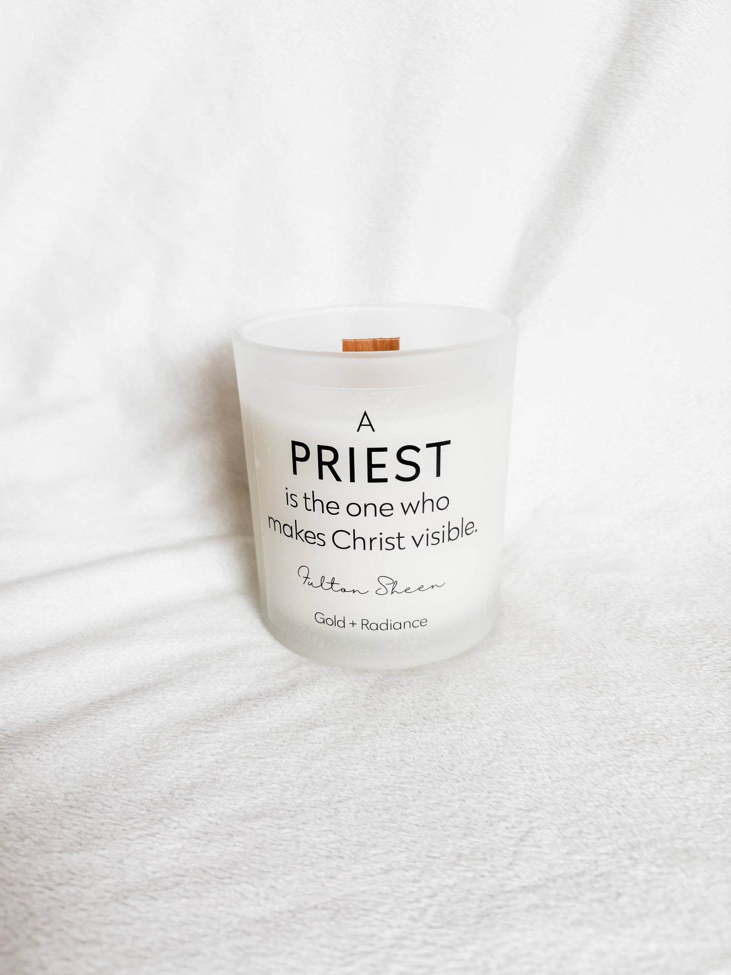 The Holy Orders Candle | Gold + Radiance