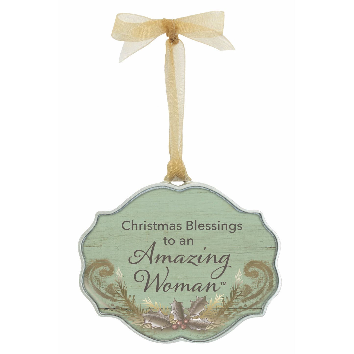 Amazing Woman Christmas Blessings Ornaments