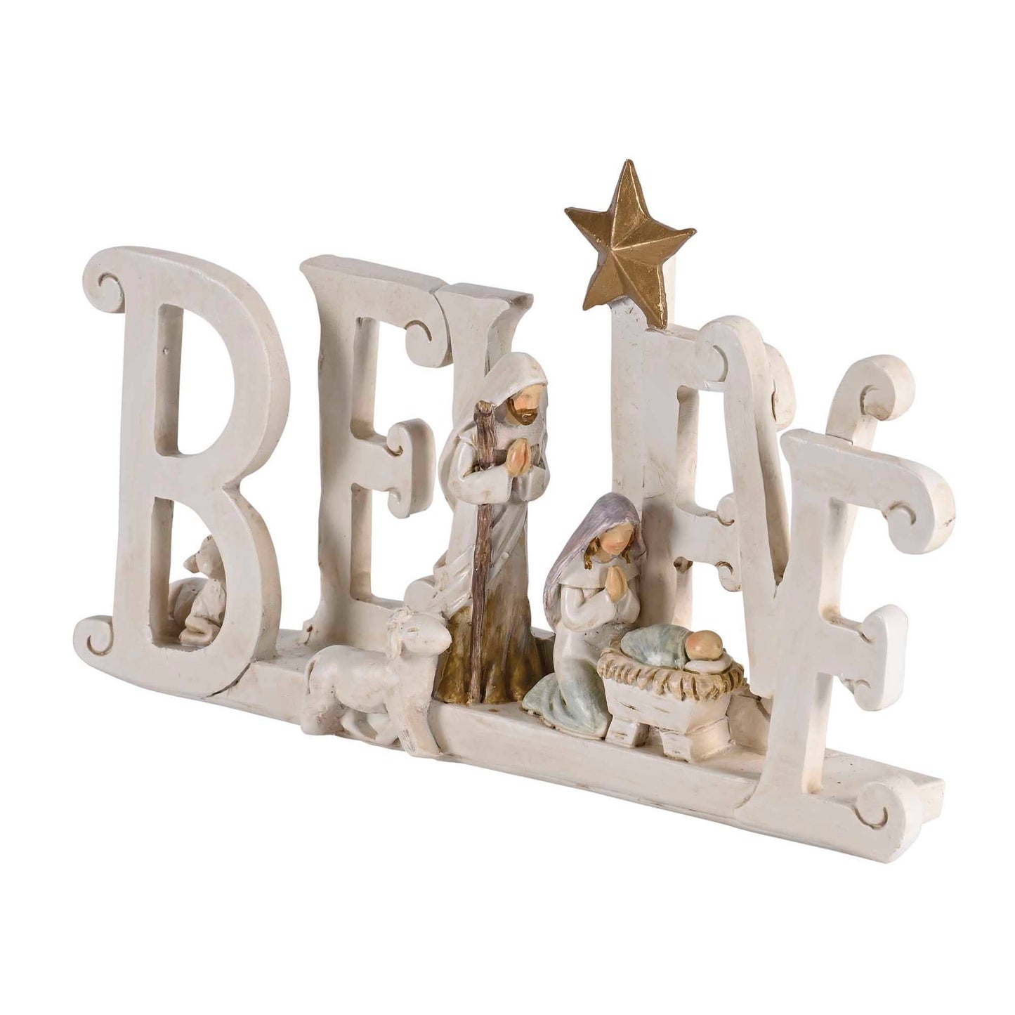 Nativity Holy Family Believe Star