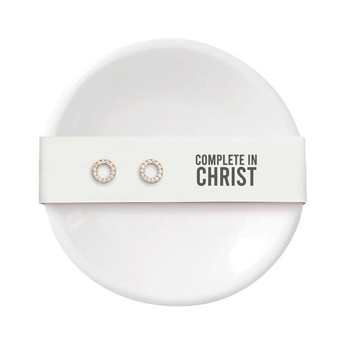 Ring Dish and Earrings - Complete in Christ
