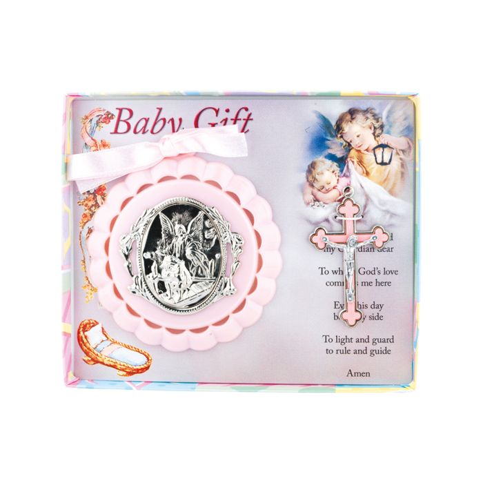 Crib Medal With Crucifix