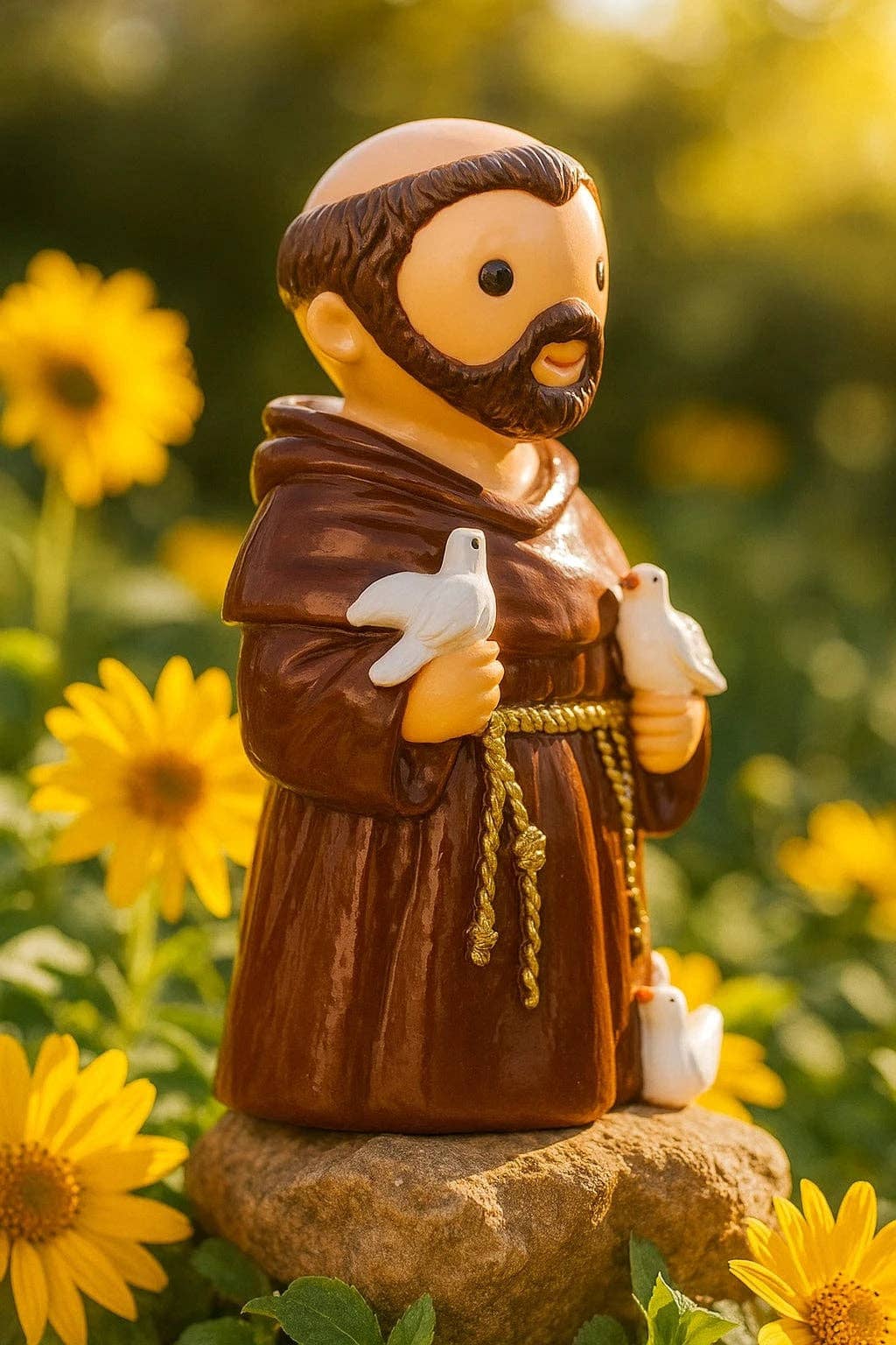 Saint Francis Kids Statue