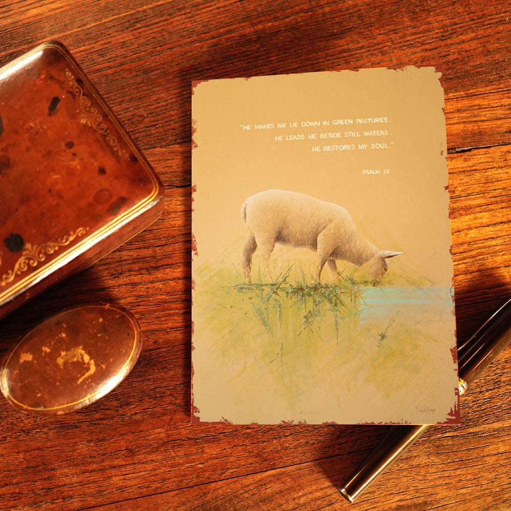 “He Restores My Soul" Notecards