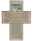 Footprints Wall Cross