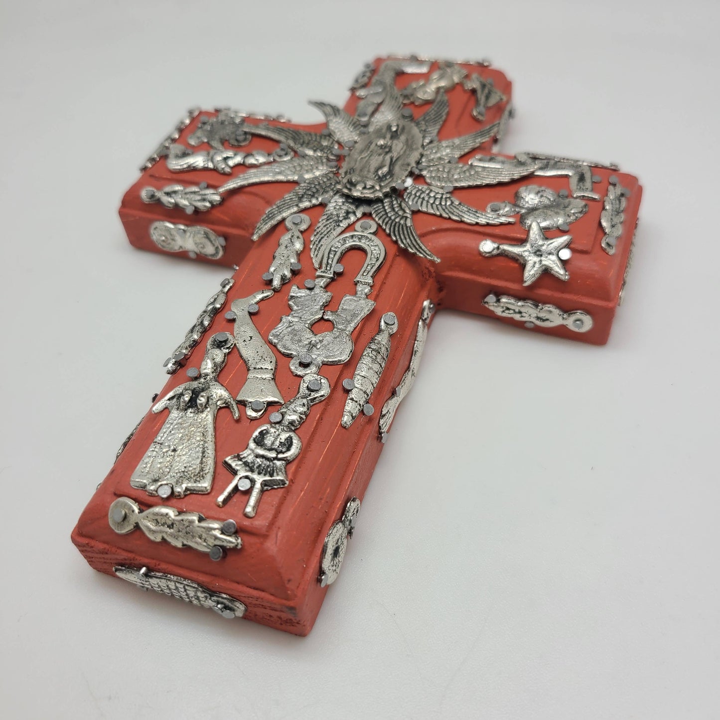 Wood Milagros Cross, Small