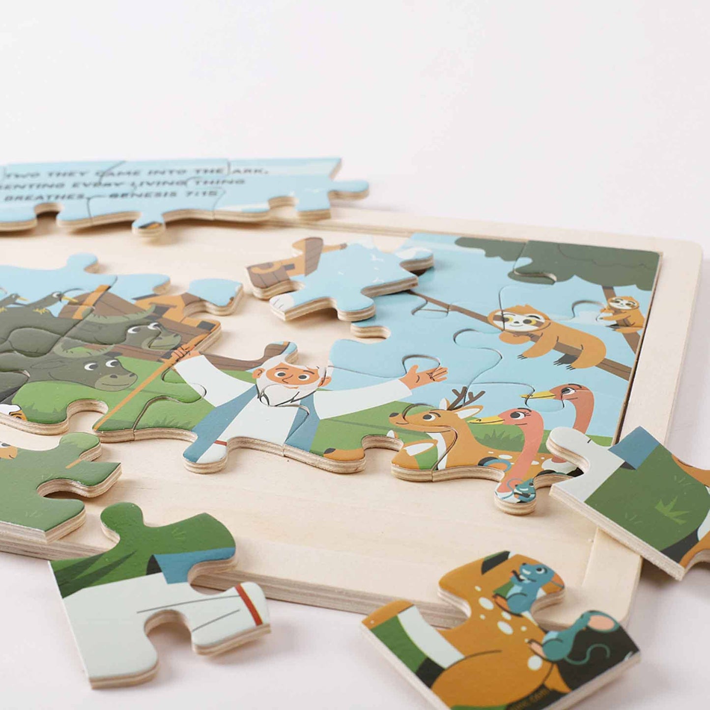 Puzzle Wood Jigsaw Noah's Ark