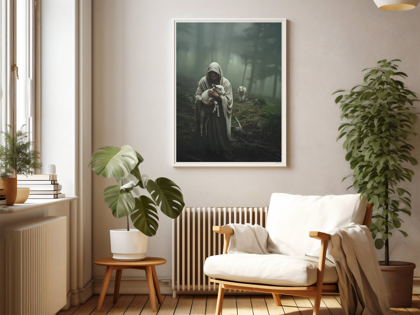 Protected by Him | Signed Handmade Art Print