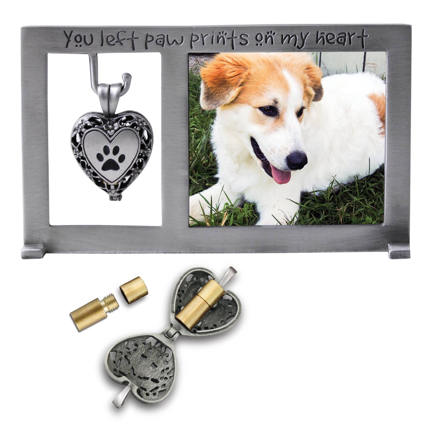 Heart Vial Pet Memorial Frame