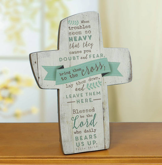 “Bring Them to the Cross” Cross Plaque