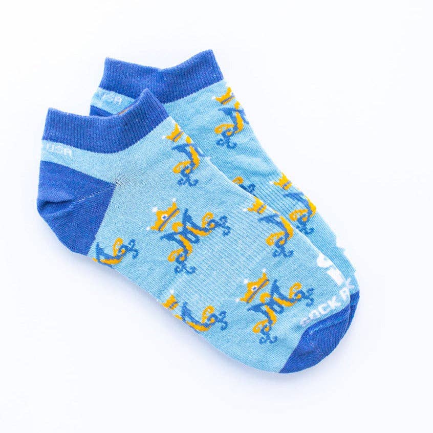 Marian Monogram No Show Socks