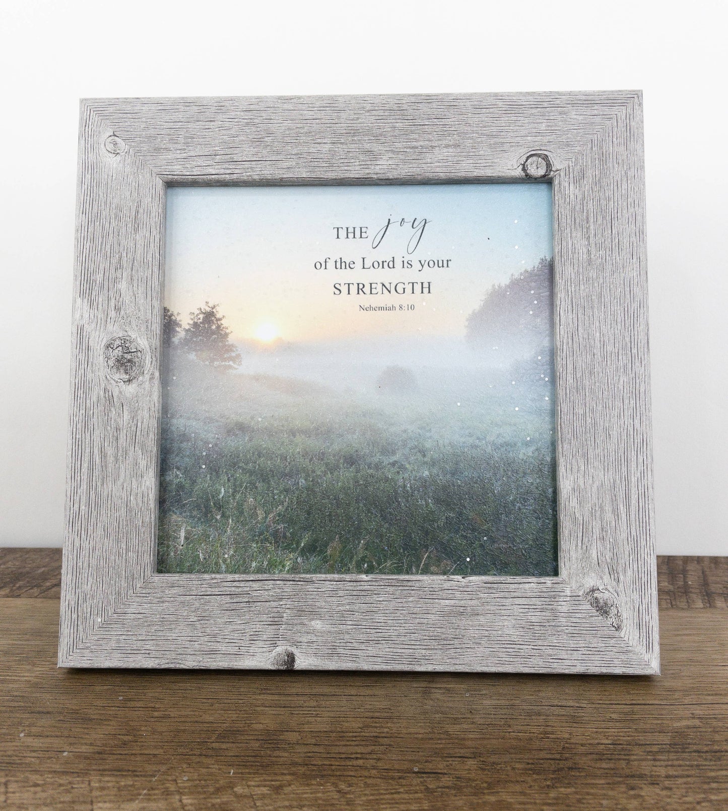 The Joy Of The Lord Is Your Strength Religious Art Sign