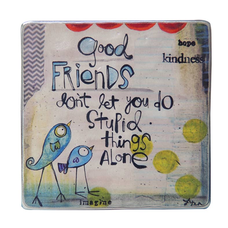 Painted Stuff Square Magnets