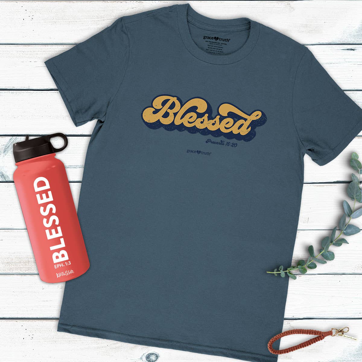 Grace & truth Womens T-Shirt Blessed