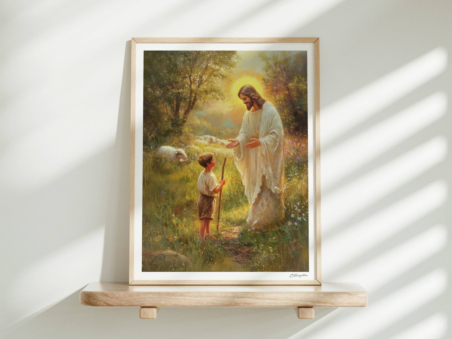 Feed My Sheep | Signed Handmade Art Print