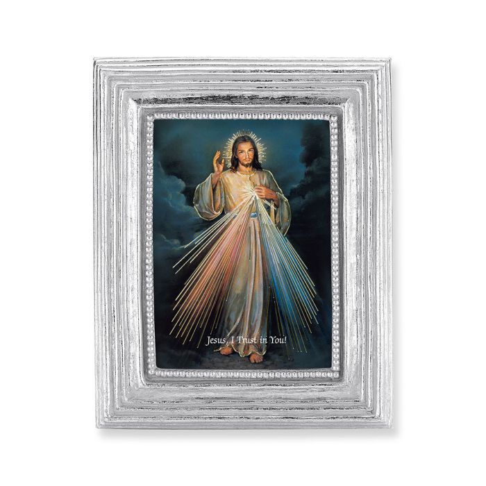 Divine Mercy Print in Gold Frame