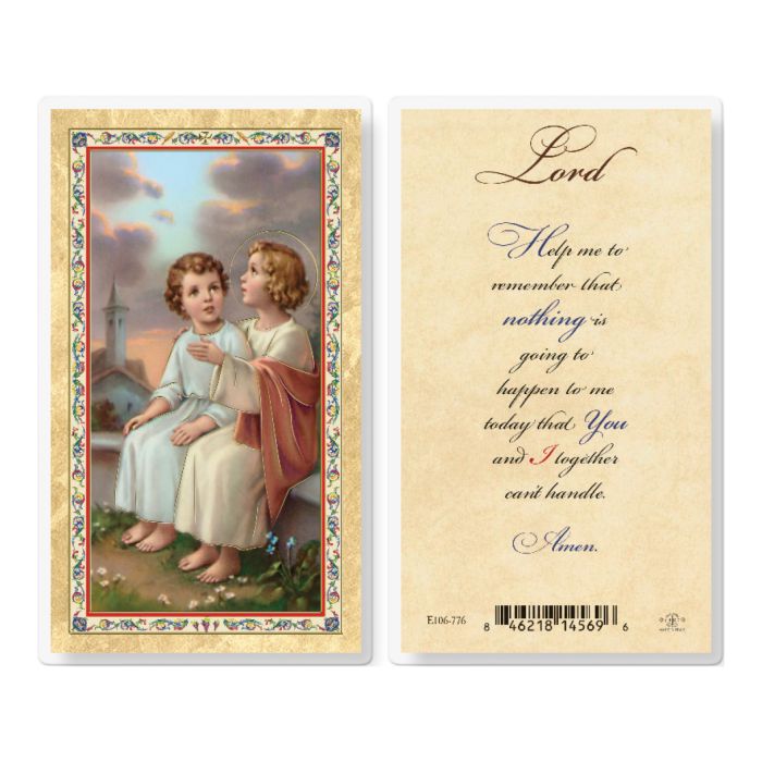 Holy Card - Laminated - Lord Help Me to Remember
