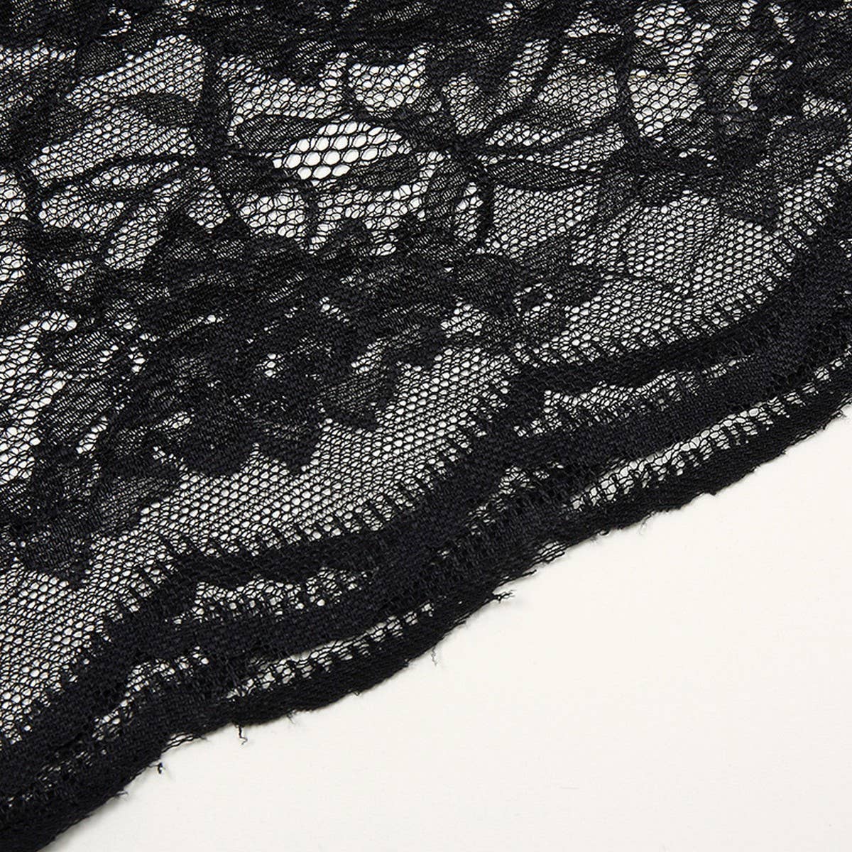 BLACK LACE LADIES VEIL