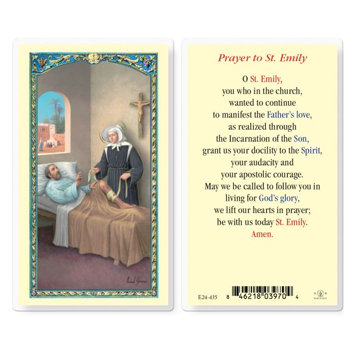 Holy Card - Laminated - Emily