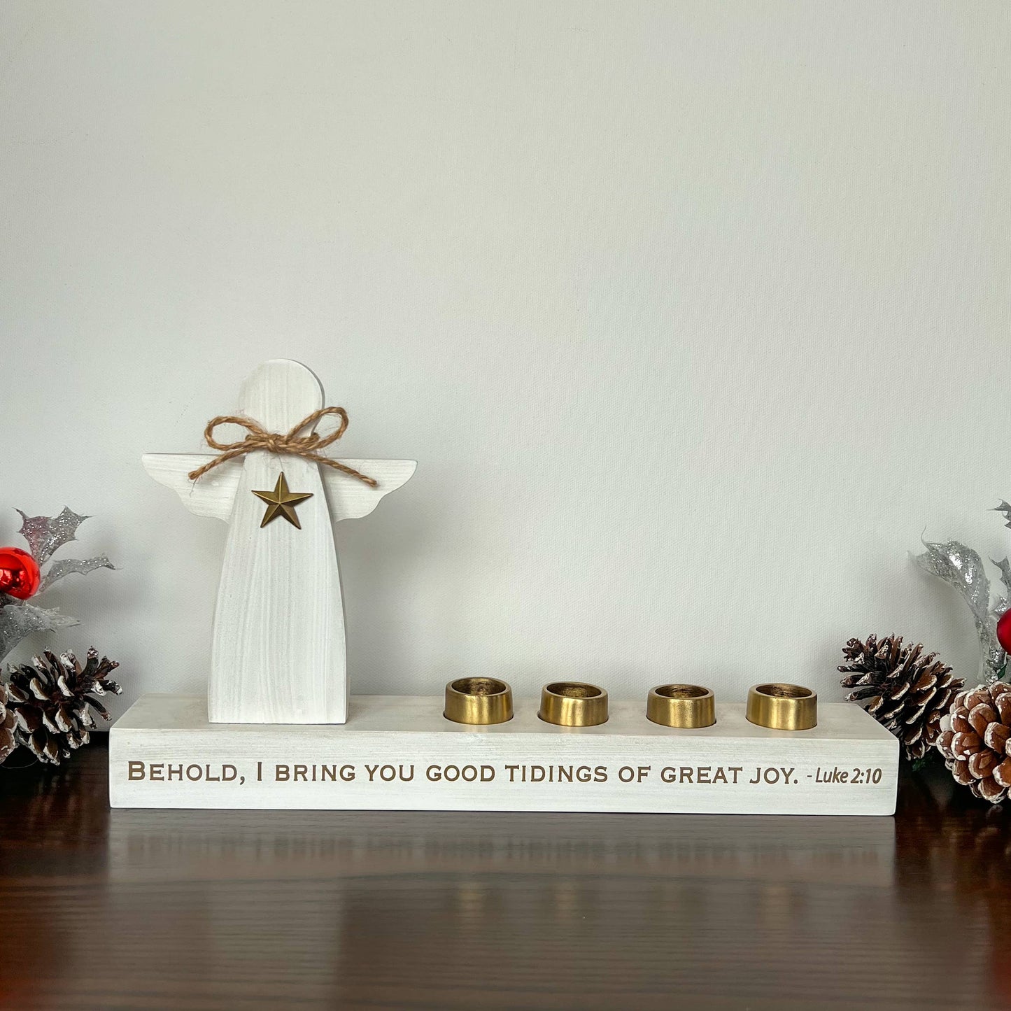 Angel Advent Candle Holder