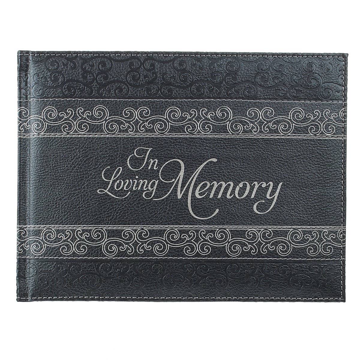 Guest Book Charcoal In Loving Memory