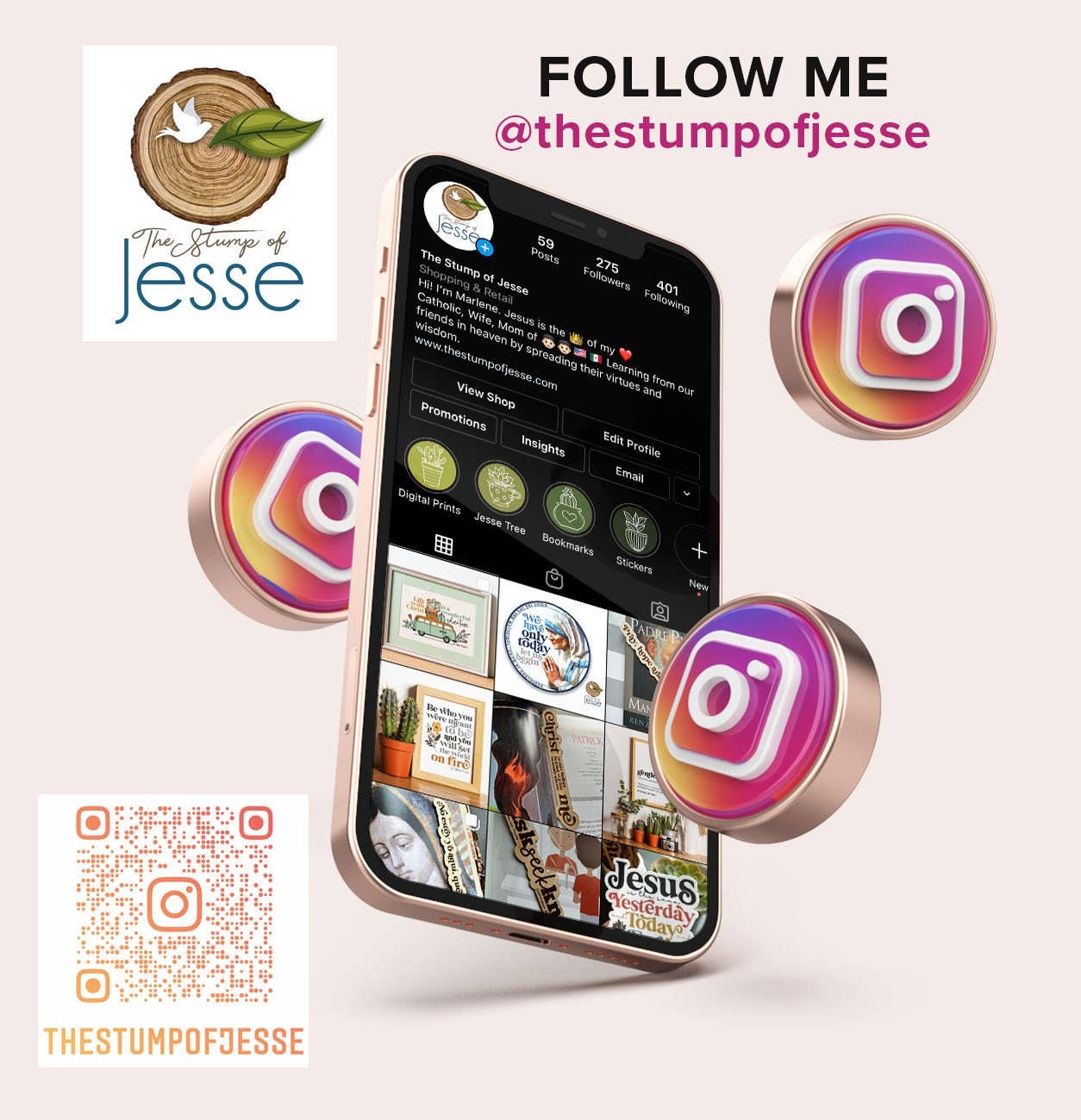 Call Your Mother | Reversible Elastic Bracelet I Catholic