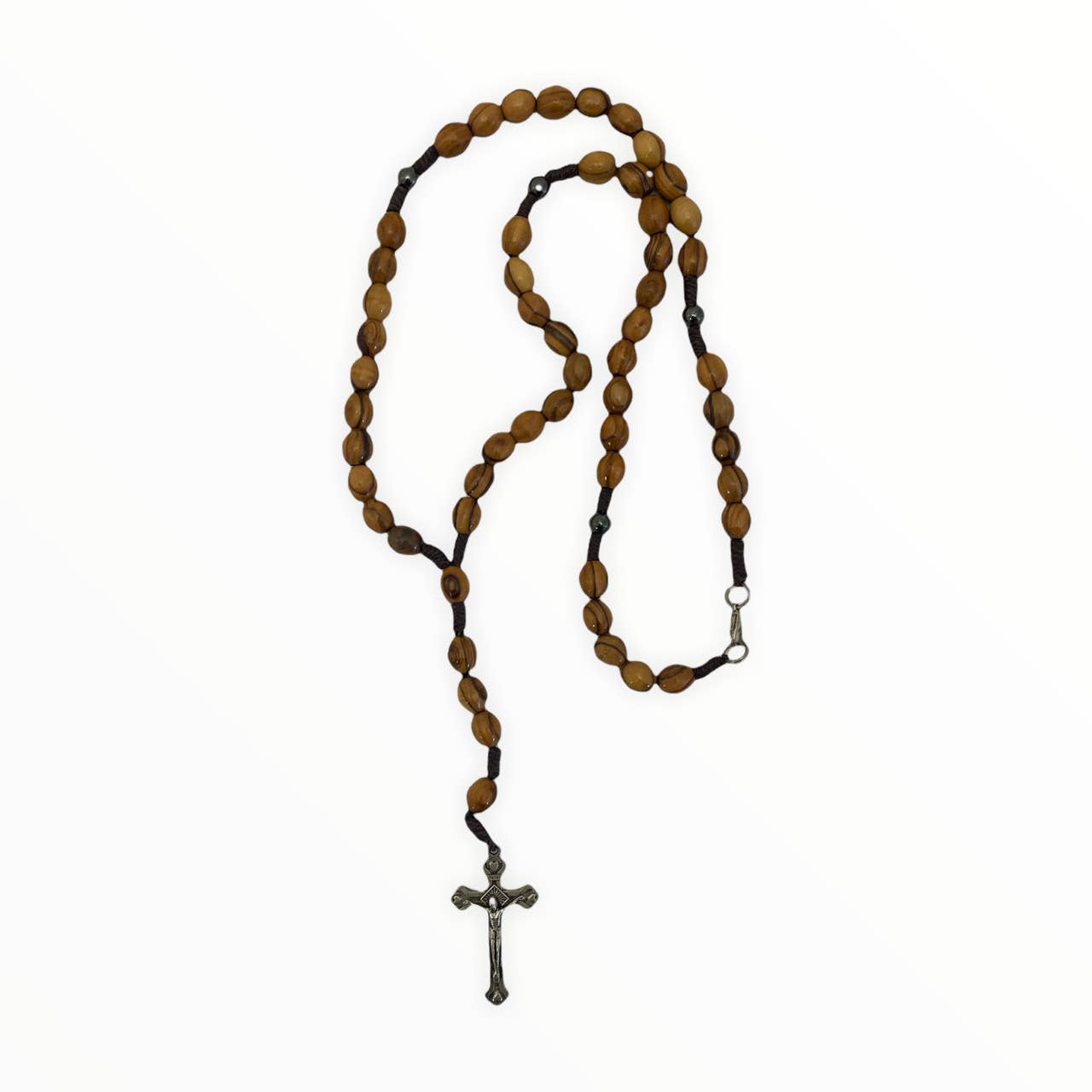 Olive Wood Rosary - Necklace