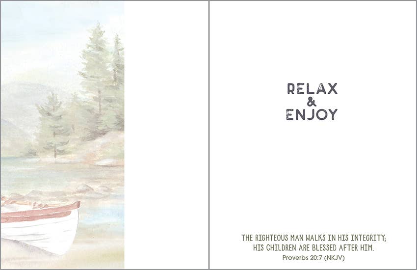 GC-Father's Day, Woodland RowBoat