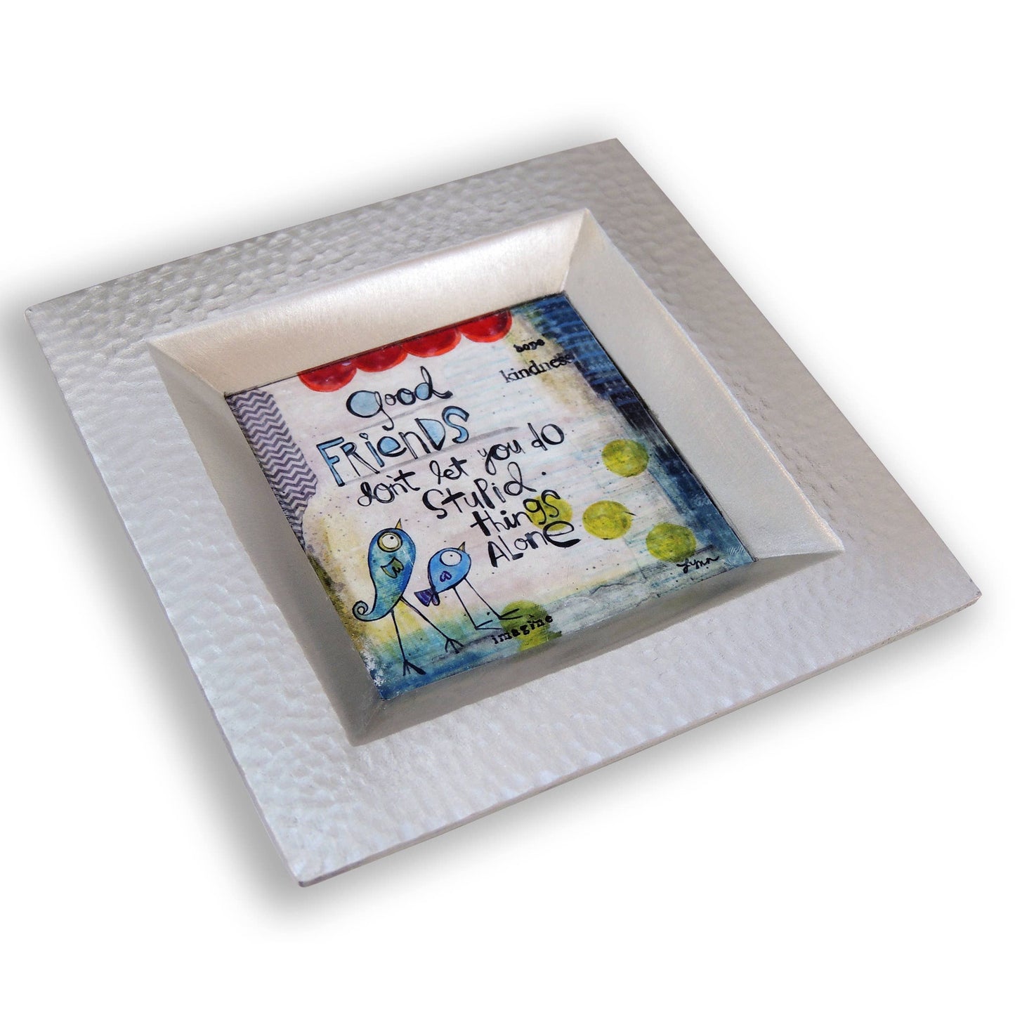 Painted Stuff Metal Trinket Dishes