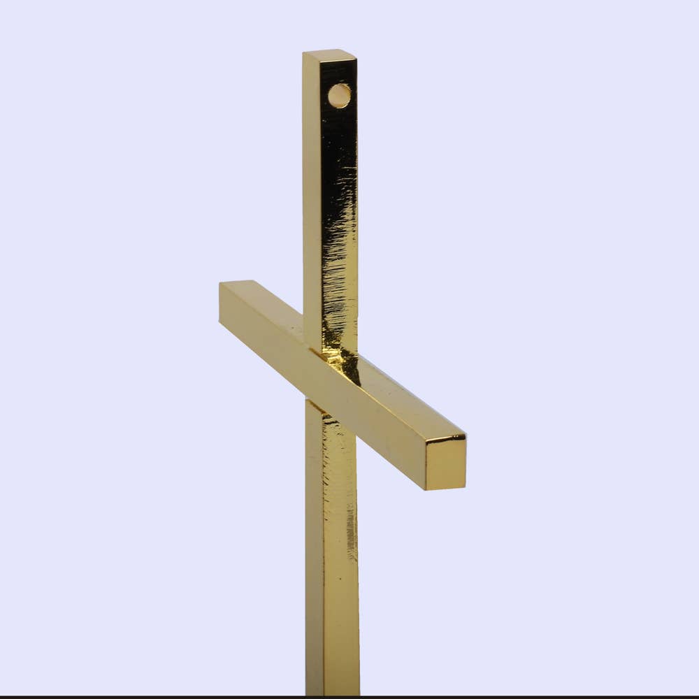 Wall Cross 7" Gold