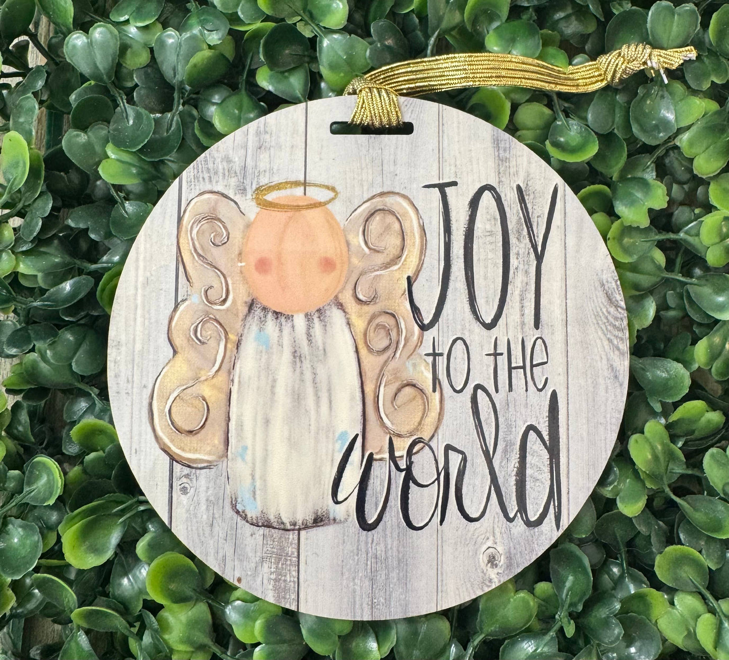 Joy To The World Christmas Orna