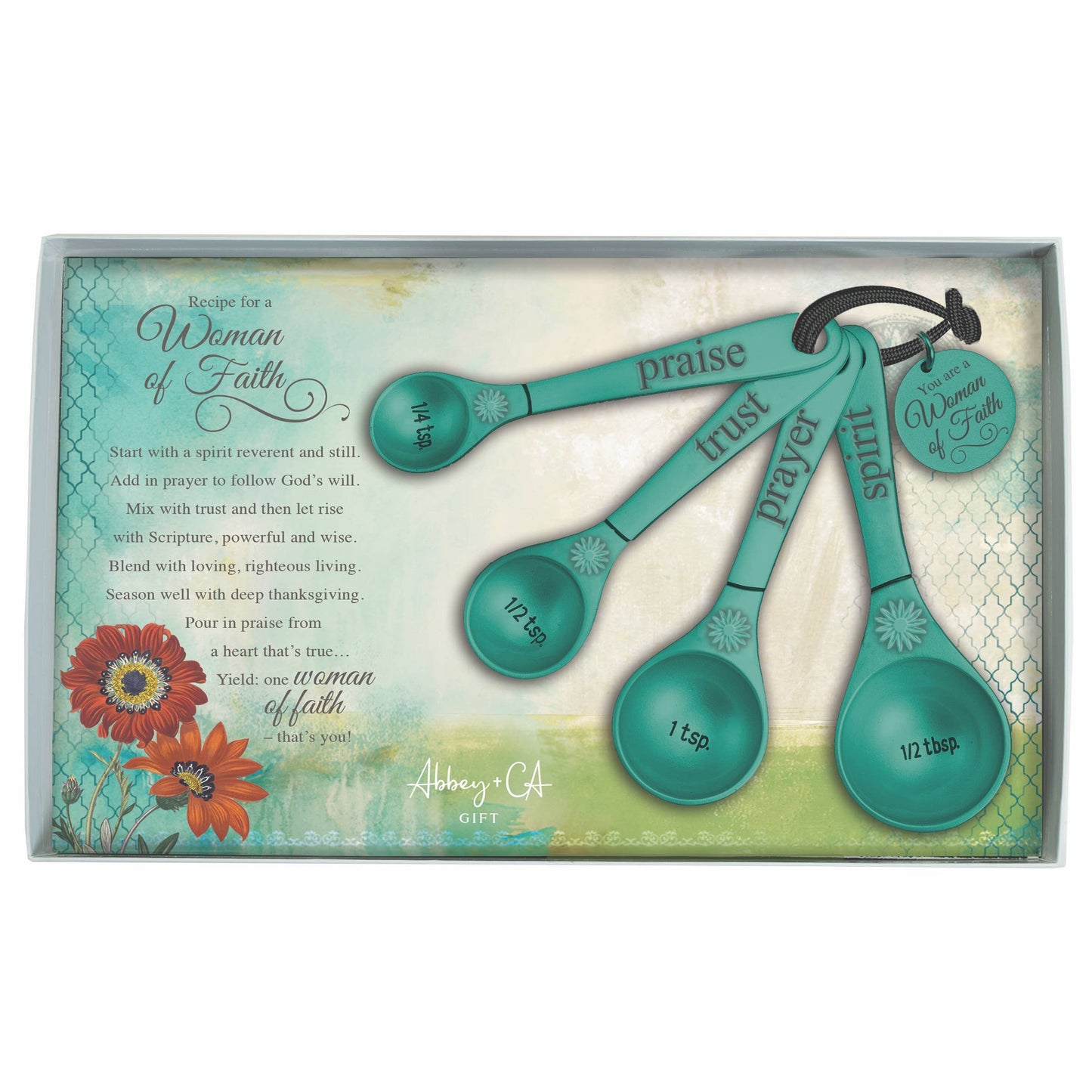 Woman of Faith Measuring Spoons
