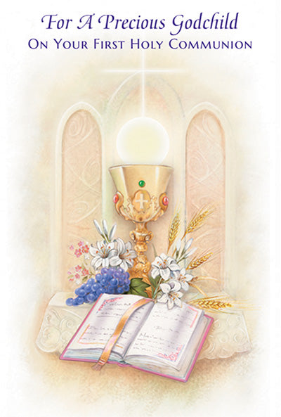 First Holy Communion Card - Godchild
