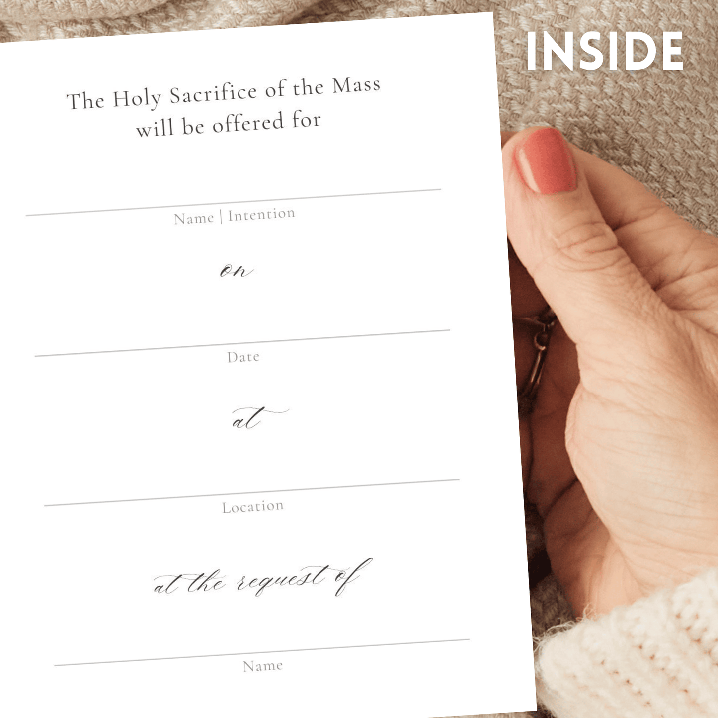 GC-Catholic Mass Card