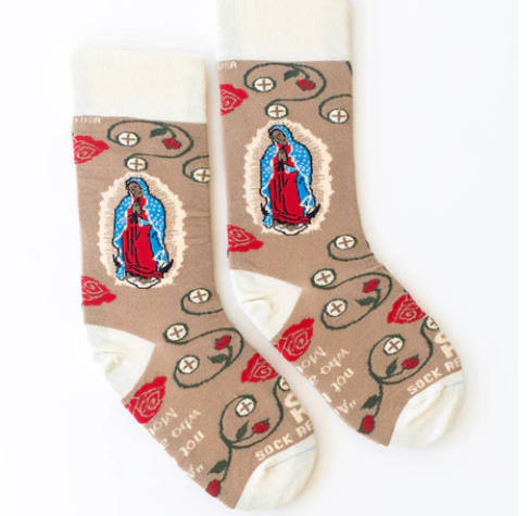 Our Lady of Guadalupe & The Eucharist Adult Socks