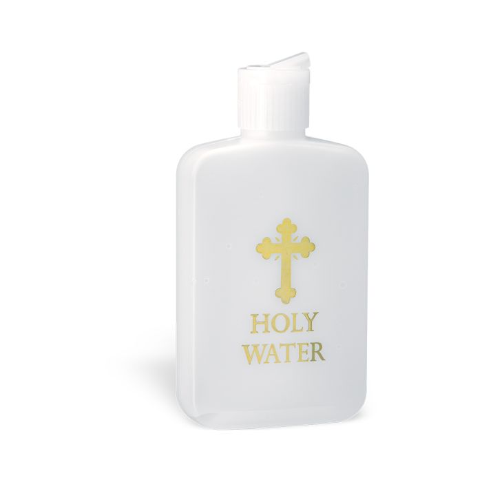 Holy Water Bottle 4 oz plastic